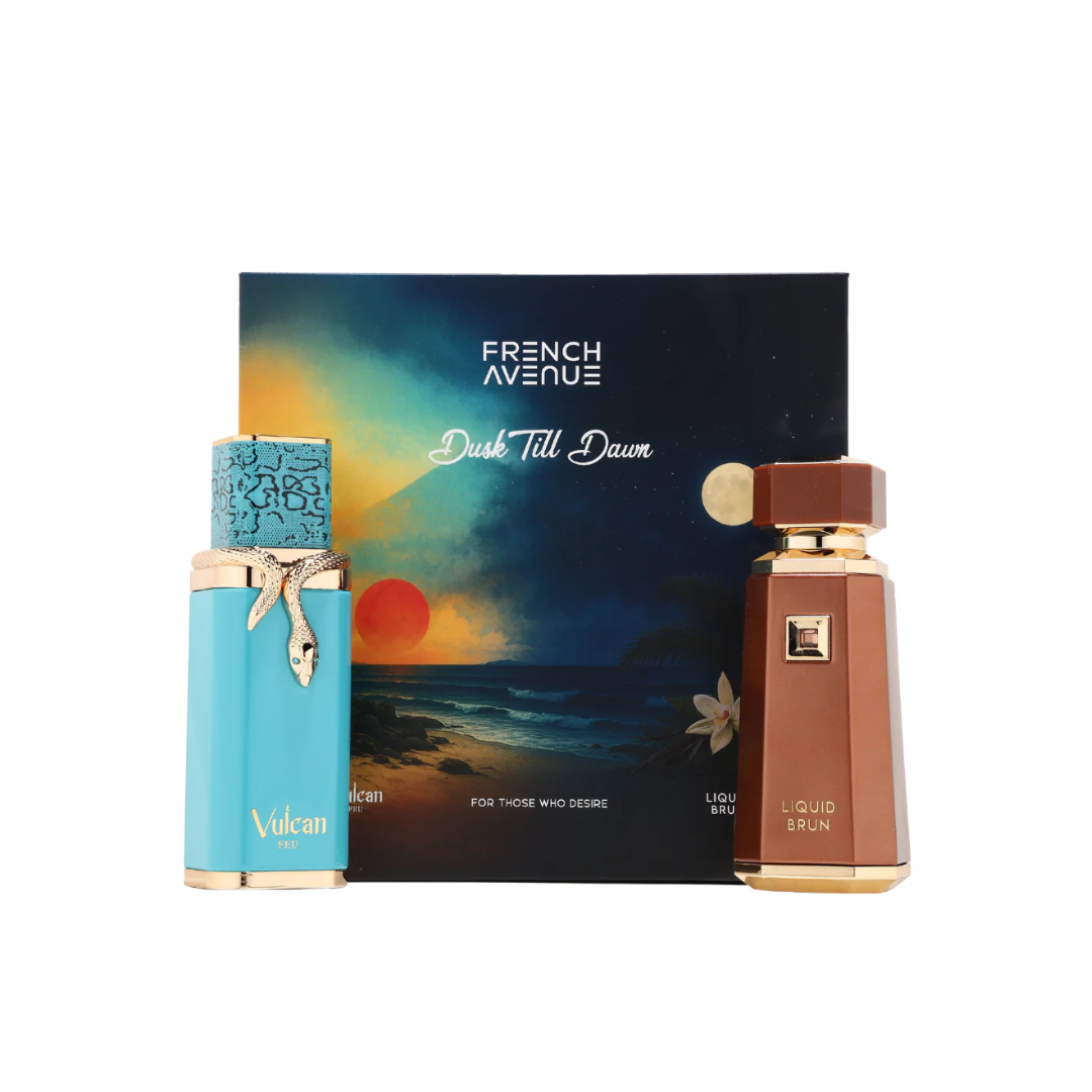French Avenue Dusk till Dawn Liquid Brun and Vulcan Feu Set 2x100mL