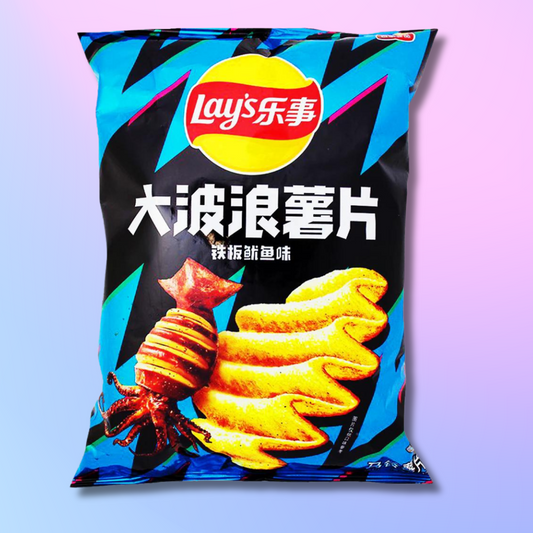 Lay's Wave Pan Fried Squid Flavor 70g -China