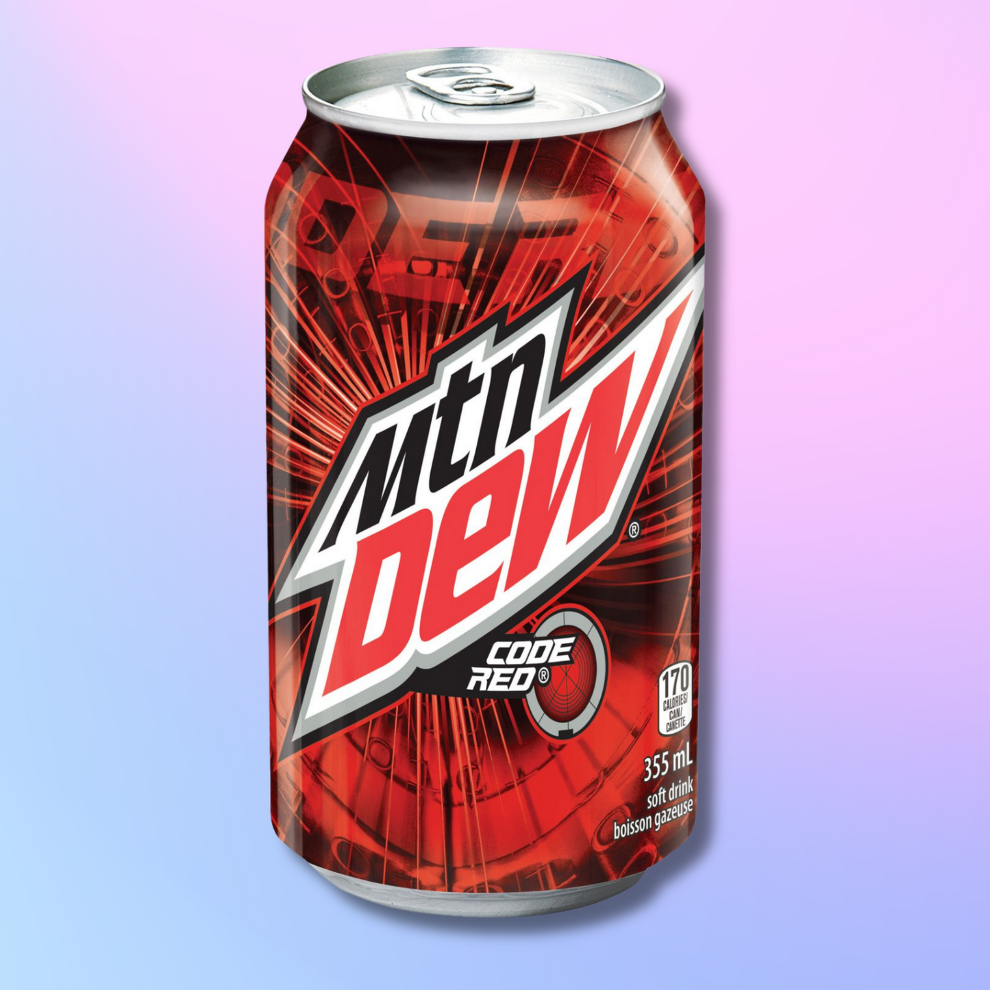 Mountain Dew Code red 355ml Can