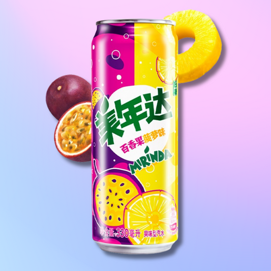 Mirinda Pineapple & Passion Fruit 330ml China