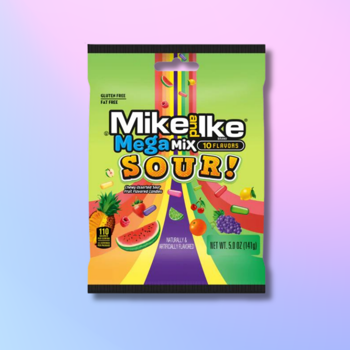 Mike & Ike Mega Mix Sour Bag 141 g