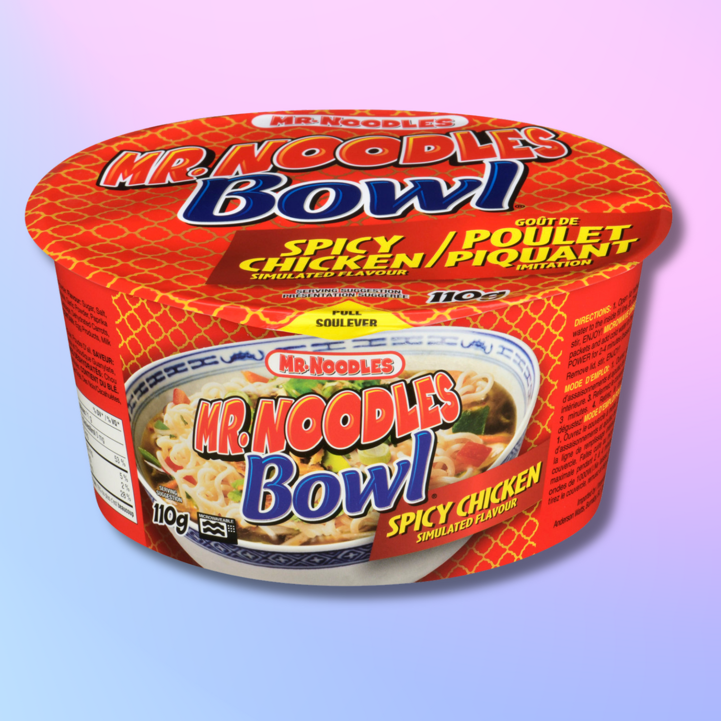 Mr. Noodles Bowl - Spicy Chicken 110g