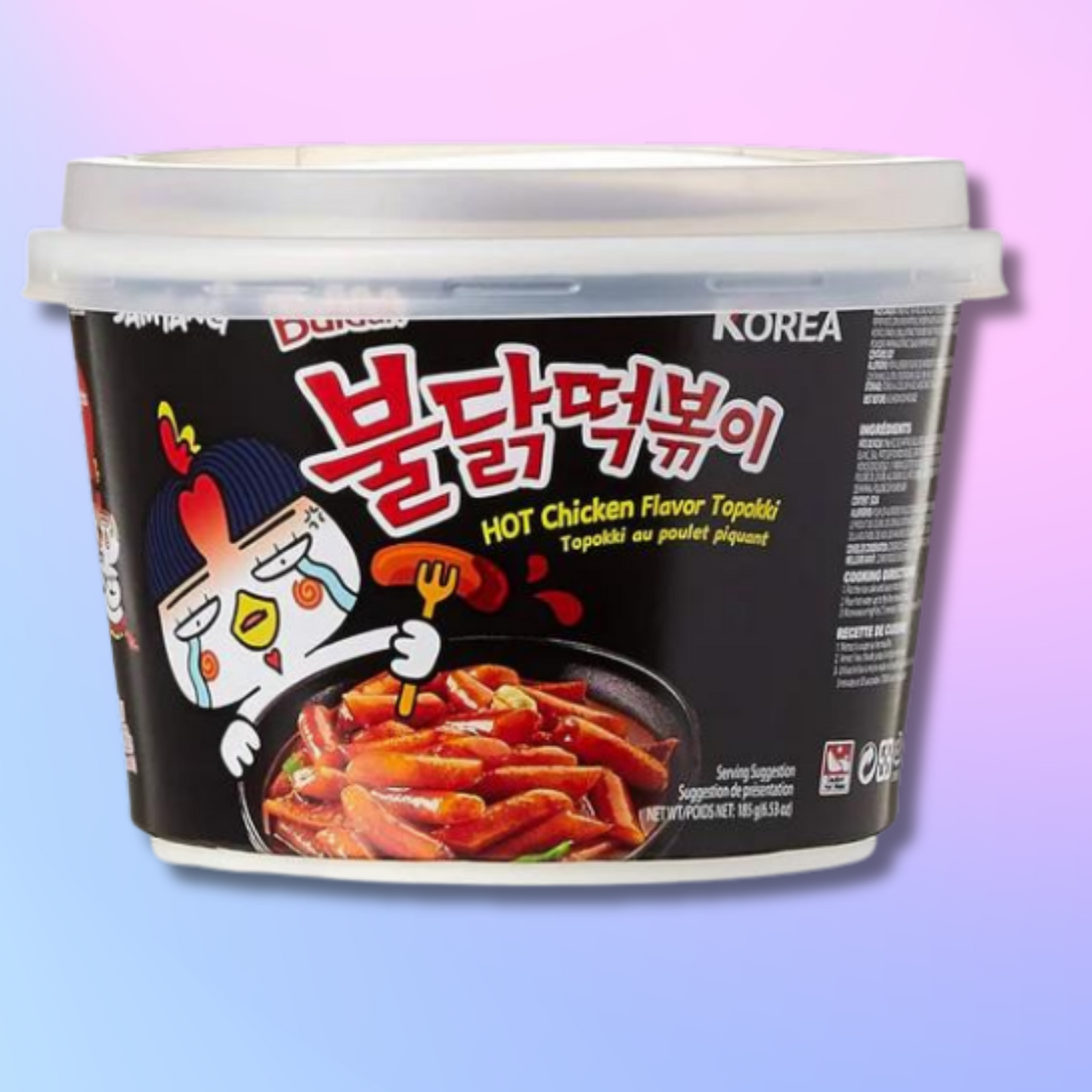 Samyang Buldak Toppoki Hot Chicken Bowl 185g