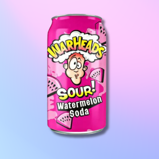 Warheads Sour Watermelon Soda 355