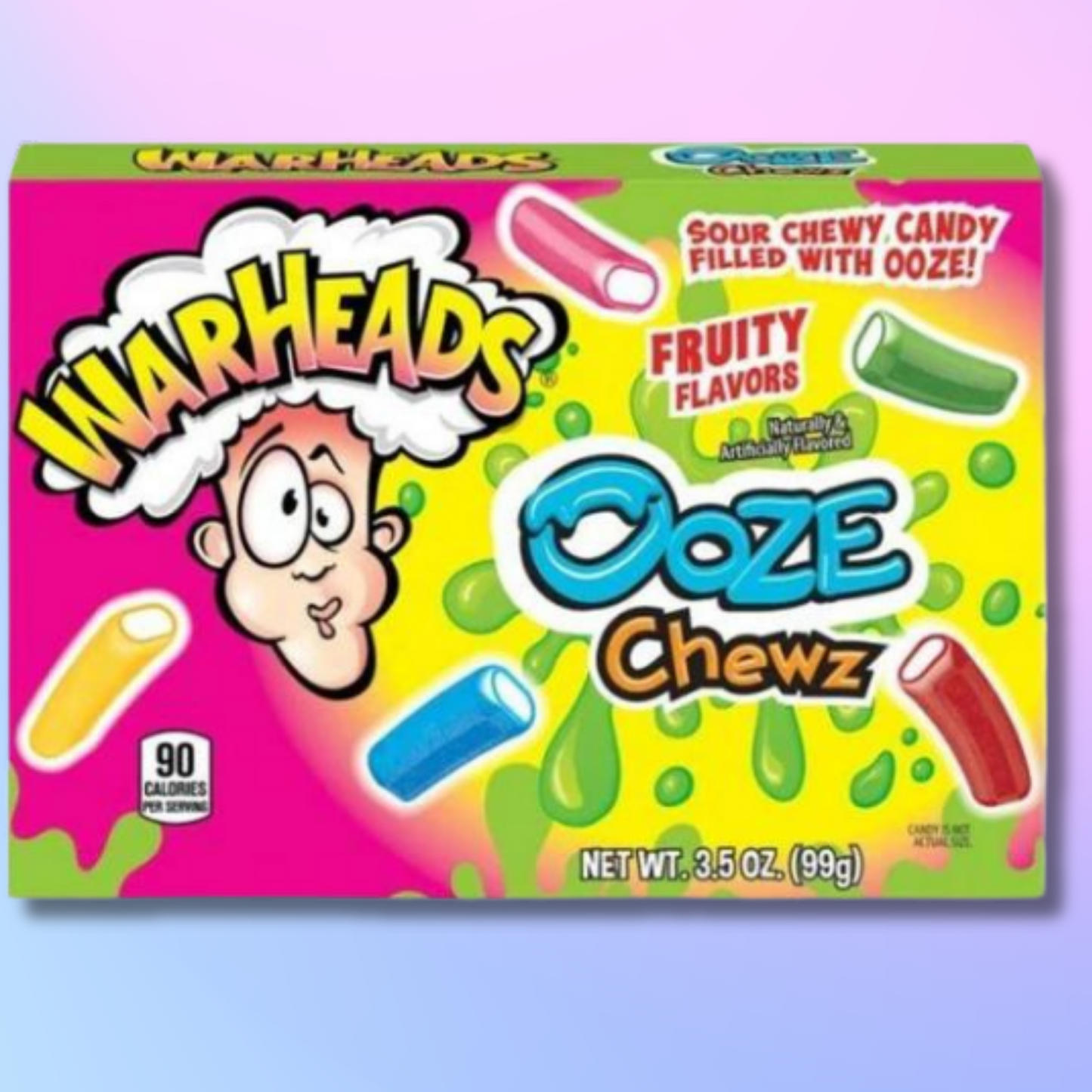 Warheads Ooze Chewz Theatre Box 99 g