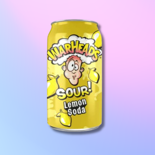 Warheads Sour Lemon Soda 355 mL