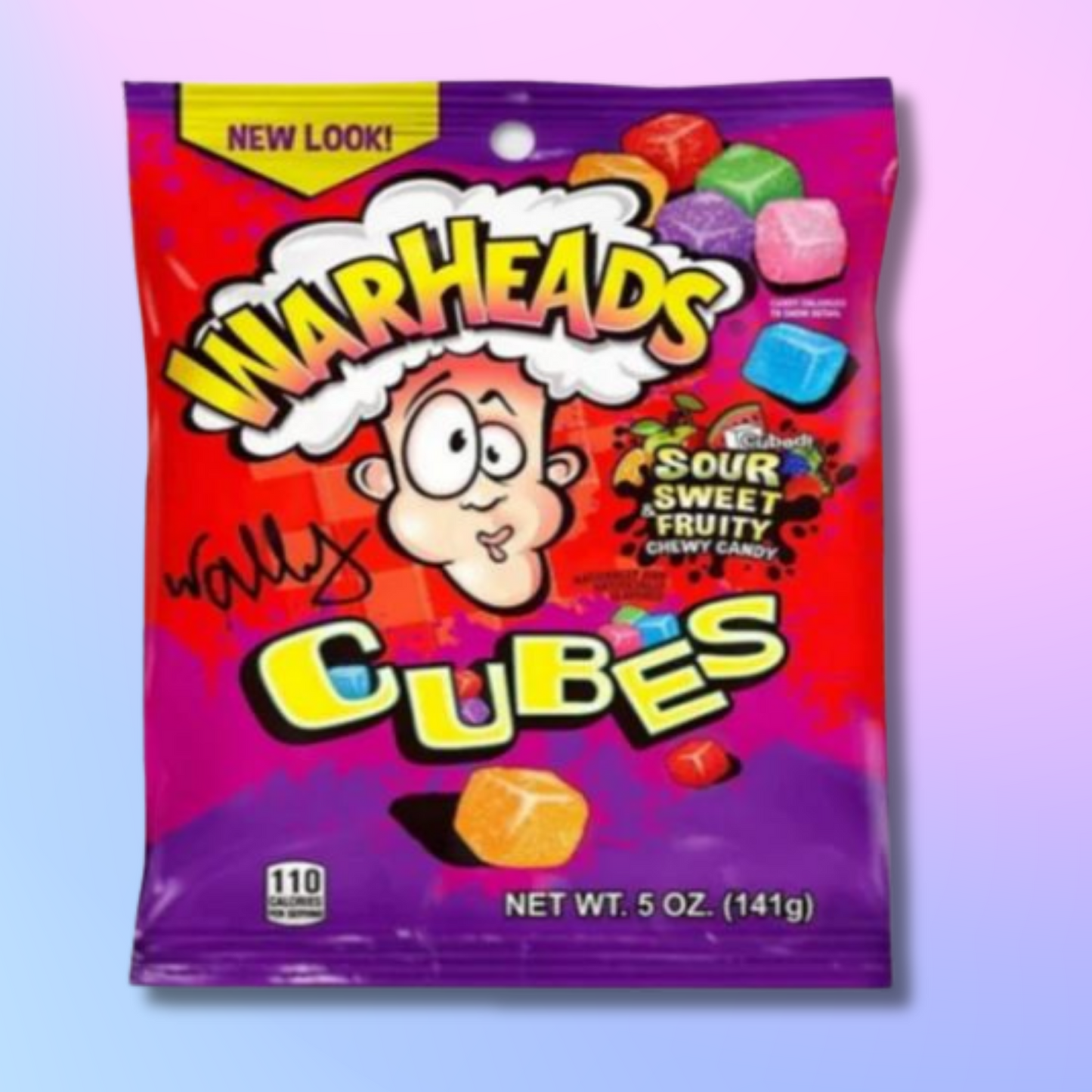 Warheads Sour Chewy Cubes 141 g