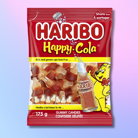 Haribo Happy Cola Candy Peg Bag 142 g