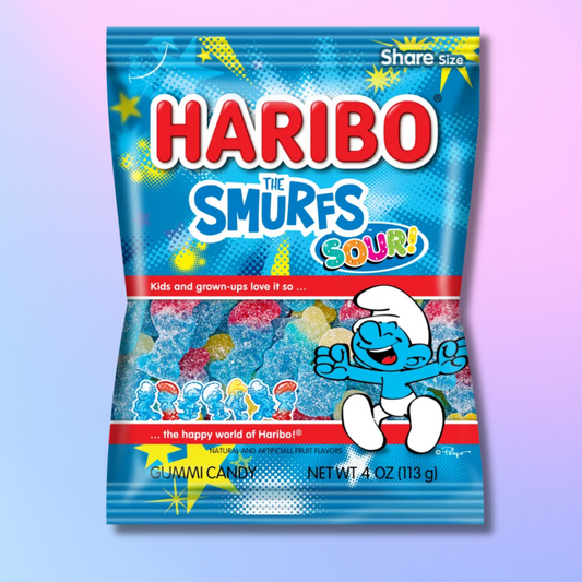 Haribo The Smurfs Sour Peg Bag 113 g