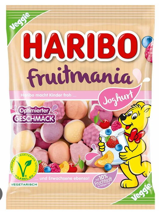 Haribo Sour Fruitmania Joghurt Vegan 160g