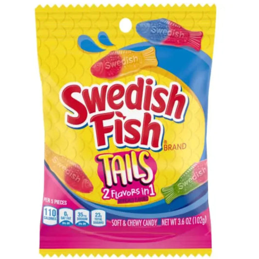 Swedish Fish Tails 2-in-1 Candy 102 g