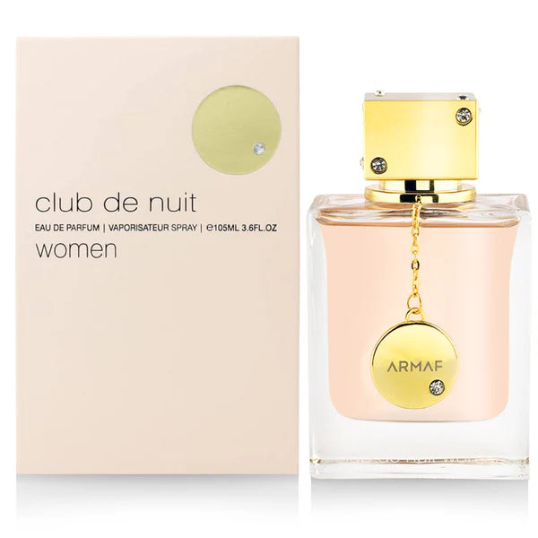 Armaf Club de Nuit women's perfume bottle and packaging on a white background
