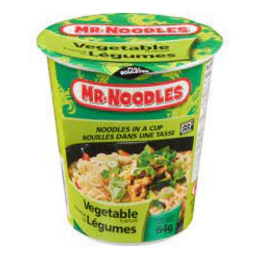 Mr. Noodles- Instant Noodles Cup - Vegetable