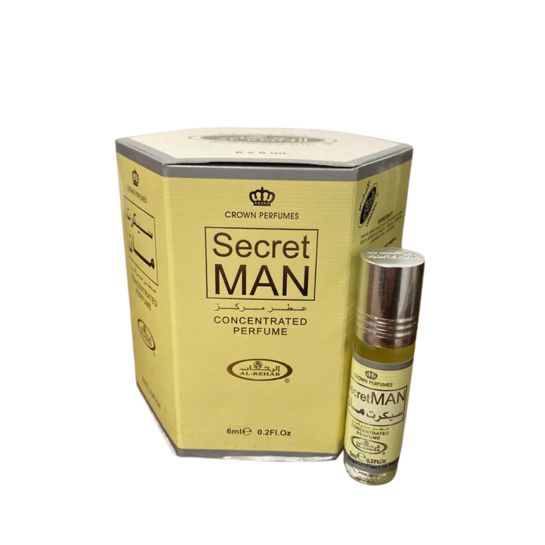 AL-Rehab Secret Man Roll on Concentrated Perfume